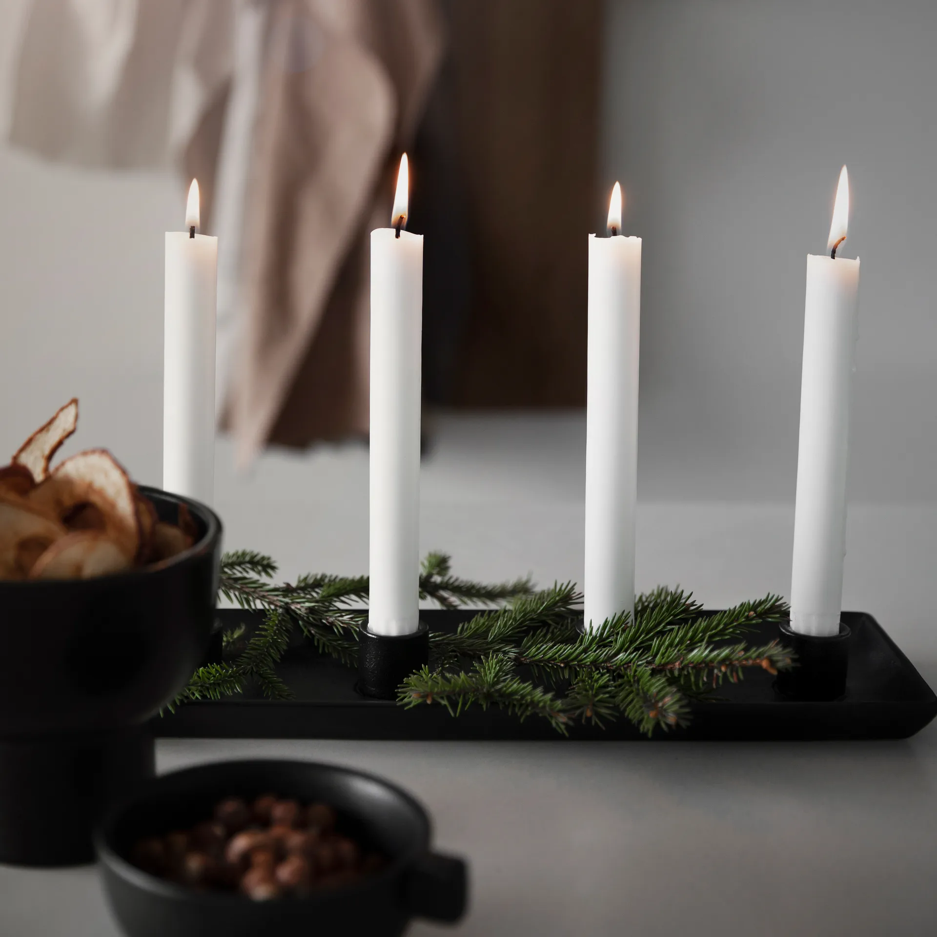 에른스트 강림절 캔들 직사각, black ERNST | 에른스트