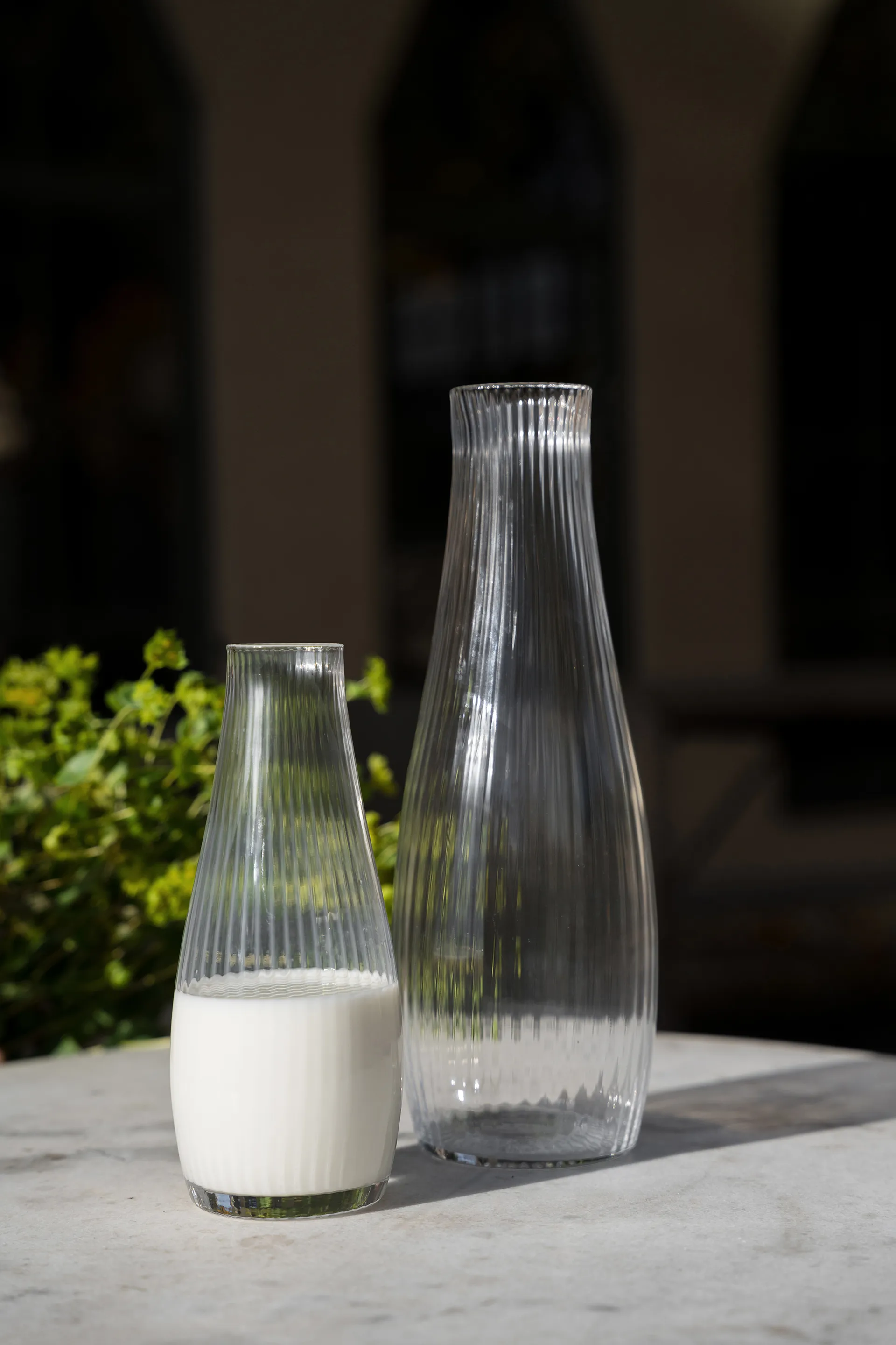 에른스트 카라페 립드 글라스, Clear, Ø10x28 cm ERNST | 에른스트