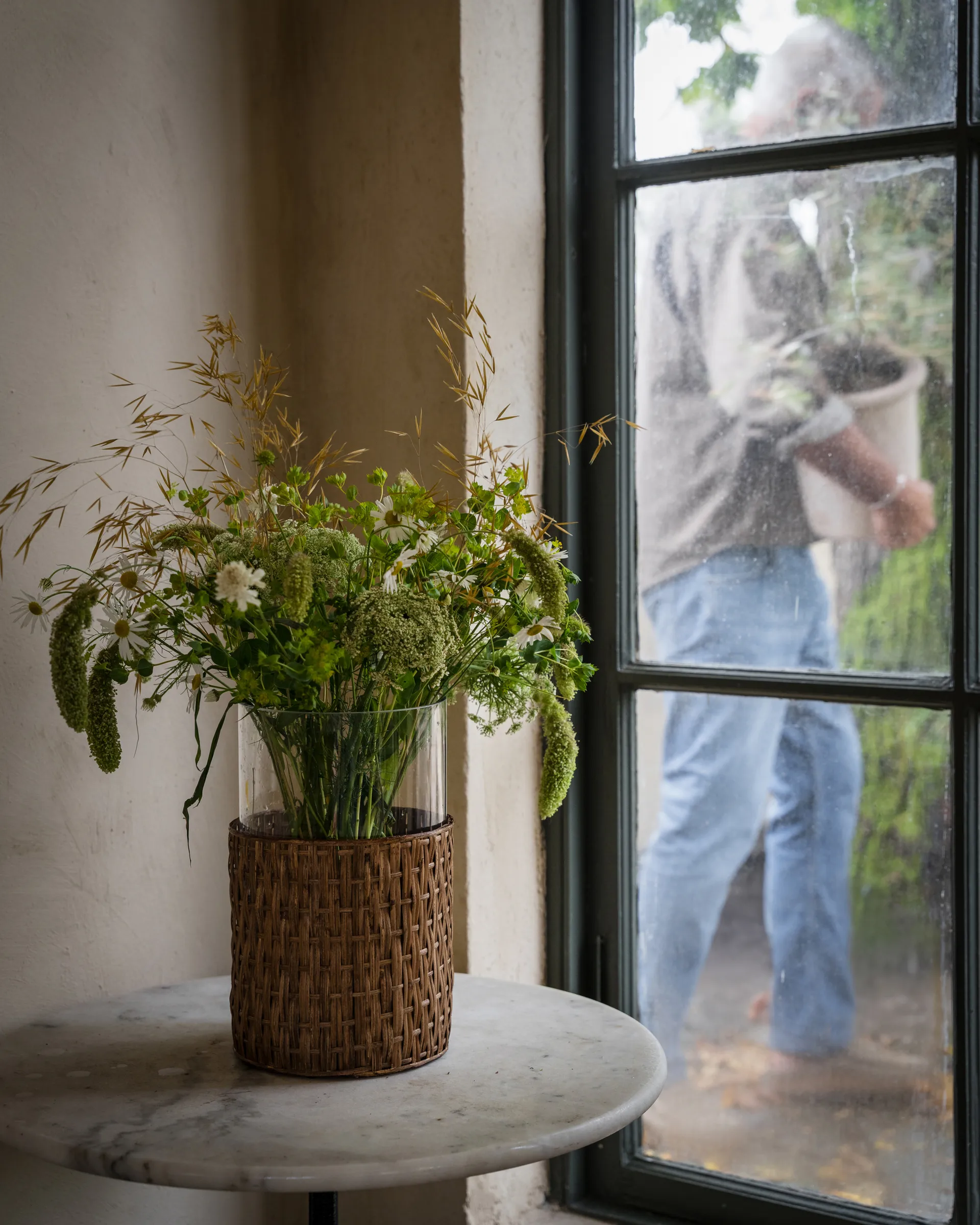 에른스트 바스켓 화병/티라이트 홀더, Dark brown, Ø18x30 cm ERNST | 에른스트