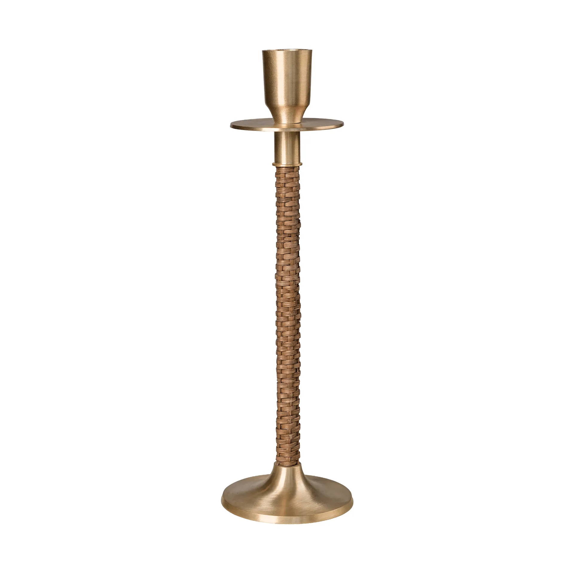 Ernst 플랫 위 캔들 홀더, Brass, Ø8x25 cm ERNST | 에른스트