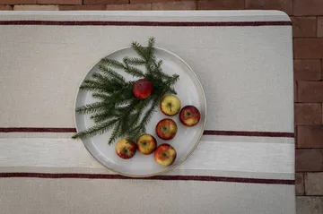 Ernst 테이블 러너 - Natur-vit-röd, 45x150 cm - ERNST | 에른스트