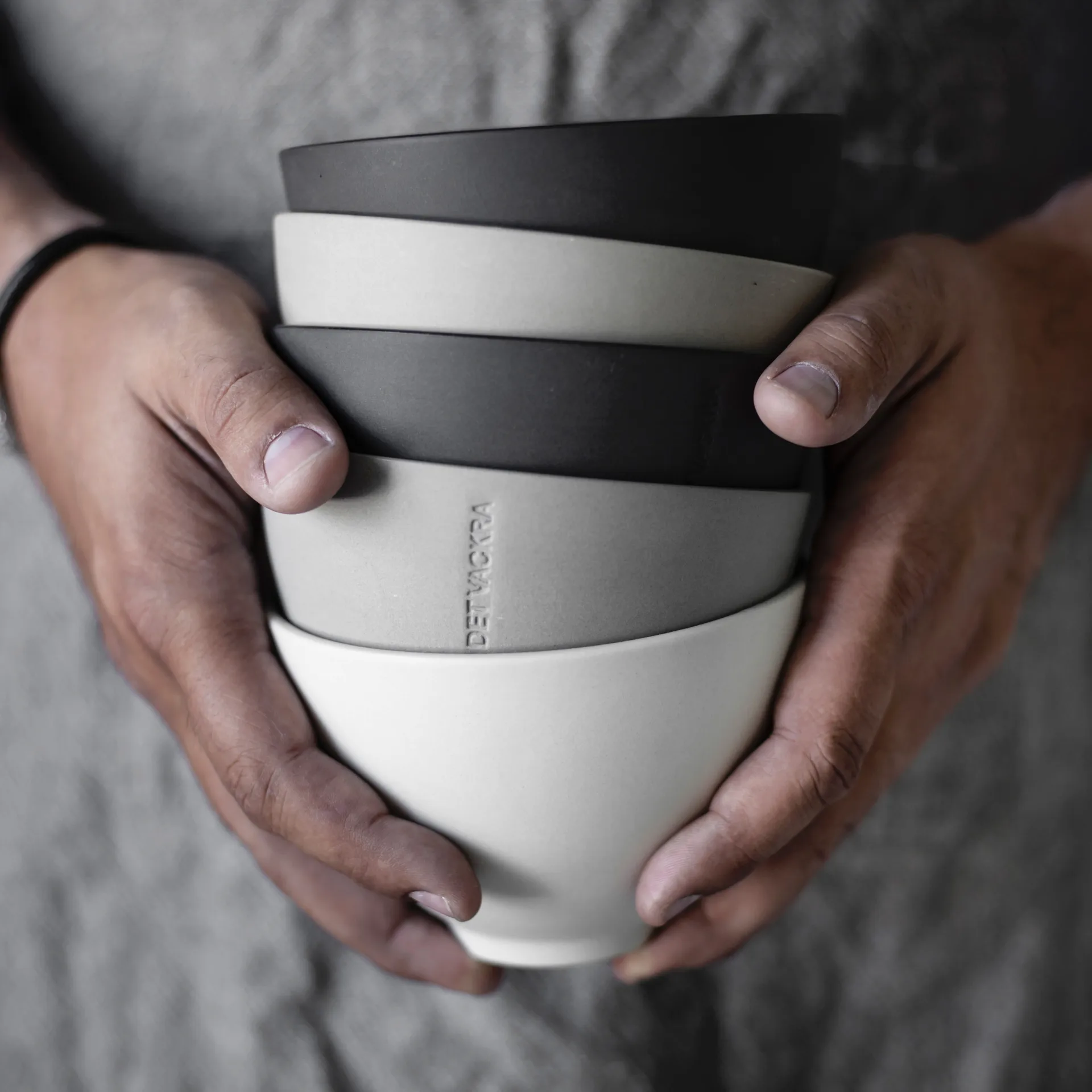 Ernst 보울 with quote 4개 세트, grey ERNST | 에른스트