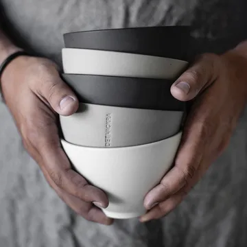 Ernst 보울 with quote 4개 세트 - grey - ERNST | 에른스트