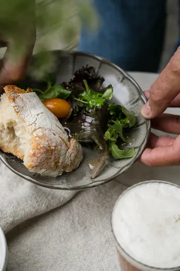 에른스트 사이드 플레이트 스톤웨어 - Grey-nature, Ø17x3 cm - ERNST | 에른스트