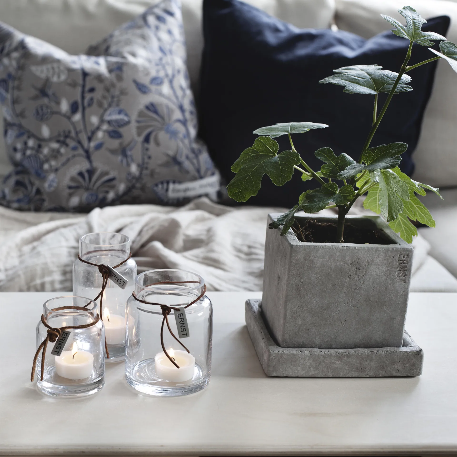 에른스트 캔들홀더 H8cm Ø5cm, clear ERNST | 에른스트