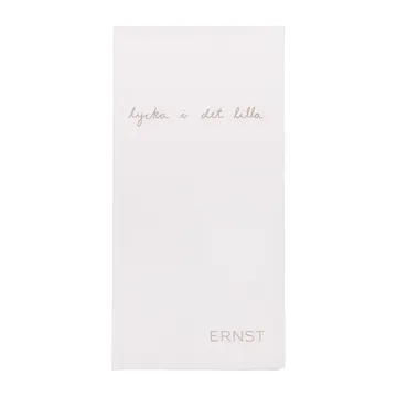 에른스트 문구 인쇄 페이퍼 냅킨 “Lycka i det lilla” 20개 세트 - white-grey - ERNST | 에른스트