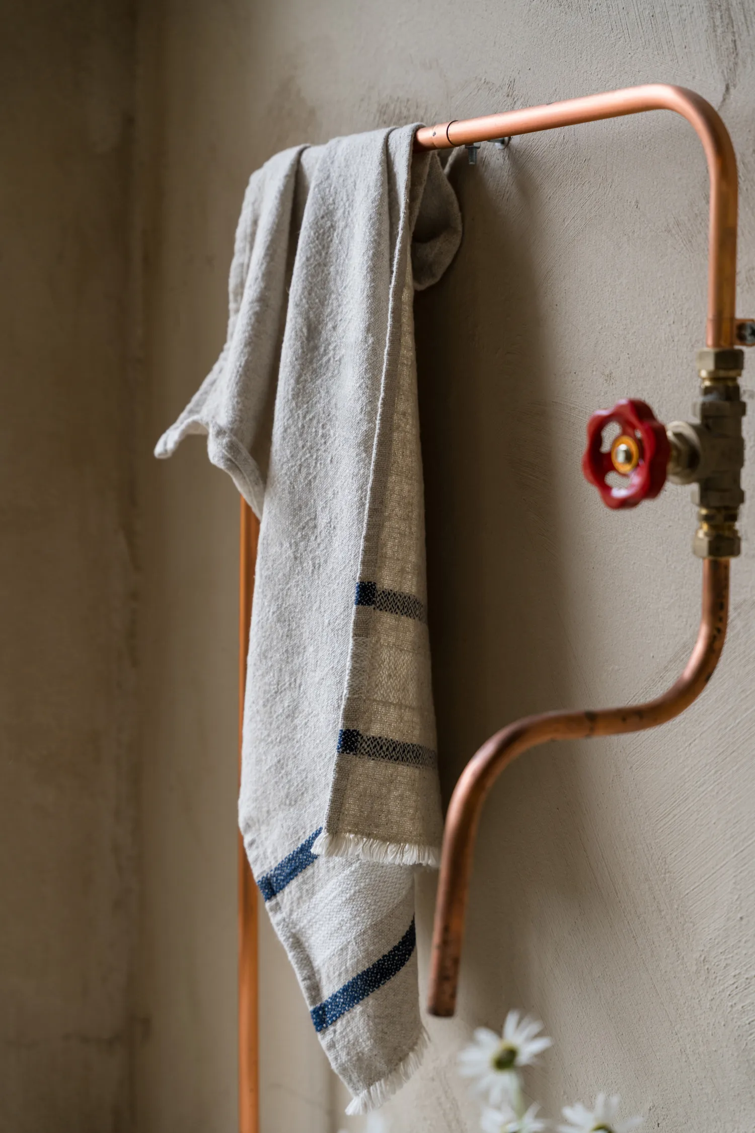 에른스트 키친 타월, Natural-white-blue, 47x70 cm ERNST | 에른스트