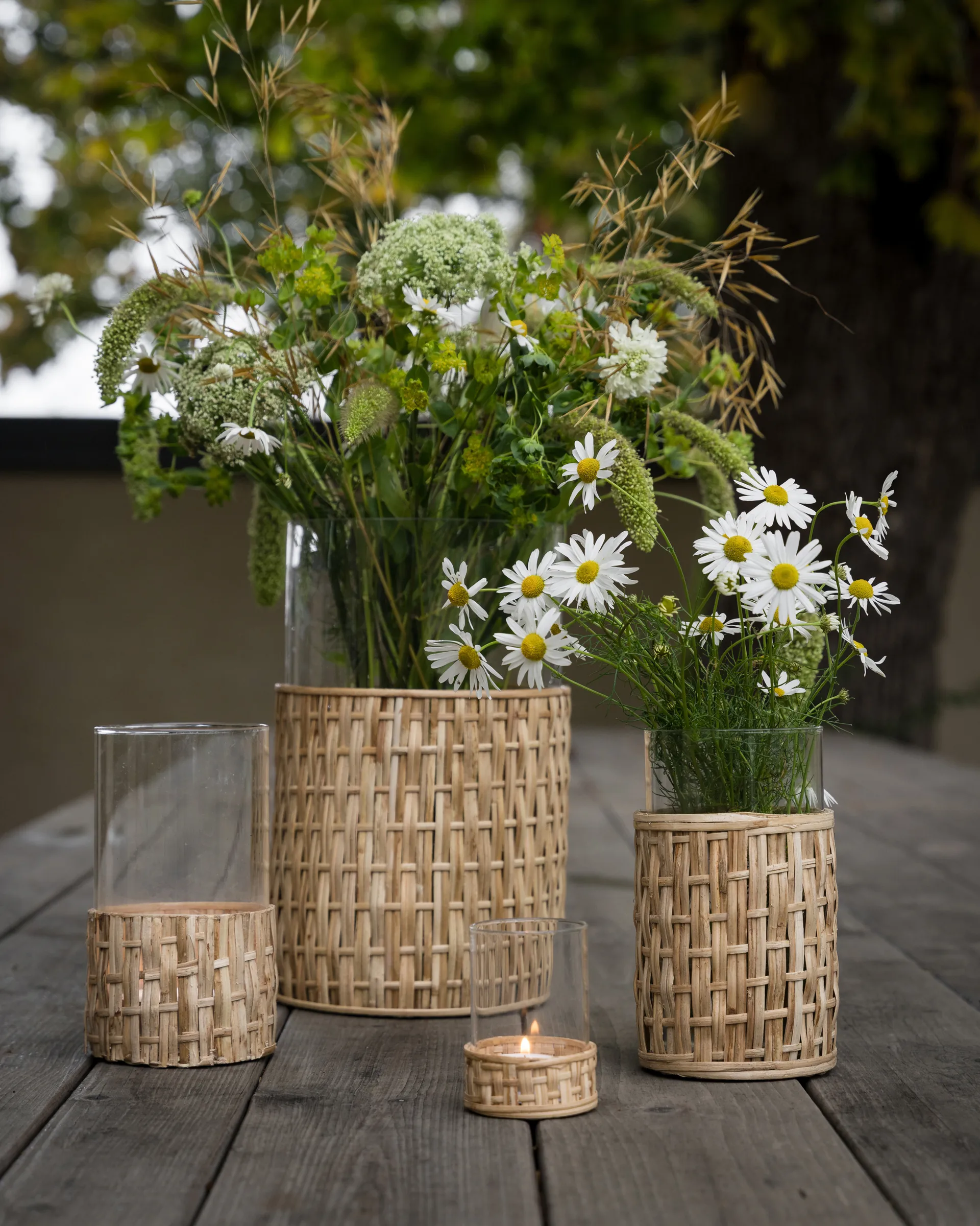 에른스트 바스켓 화병/티라이트 홀더, Nature, Ø10x12 cm ERNST | 에른스트