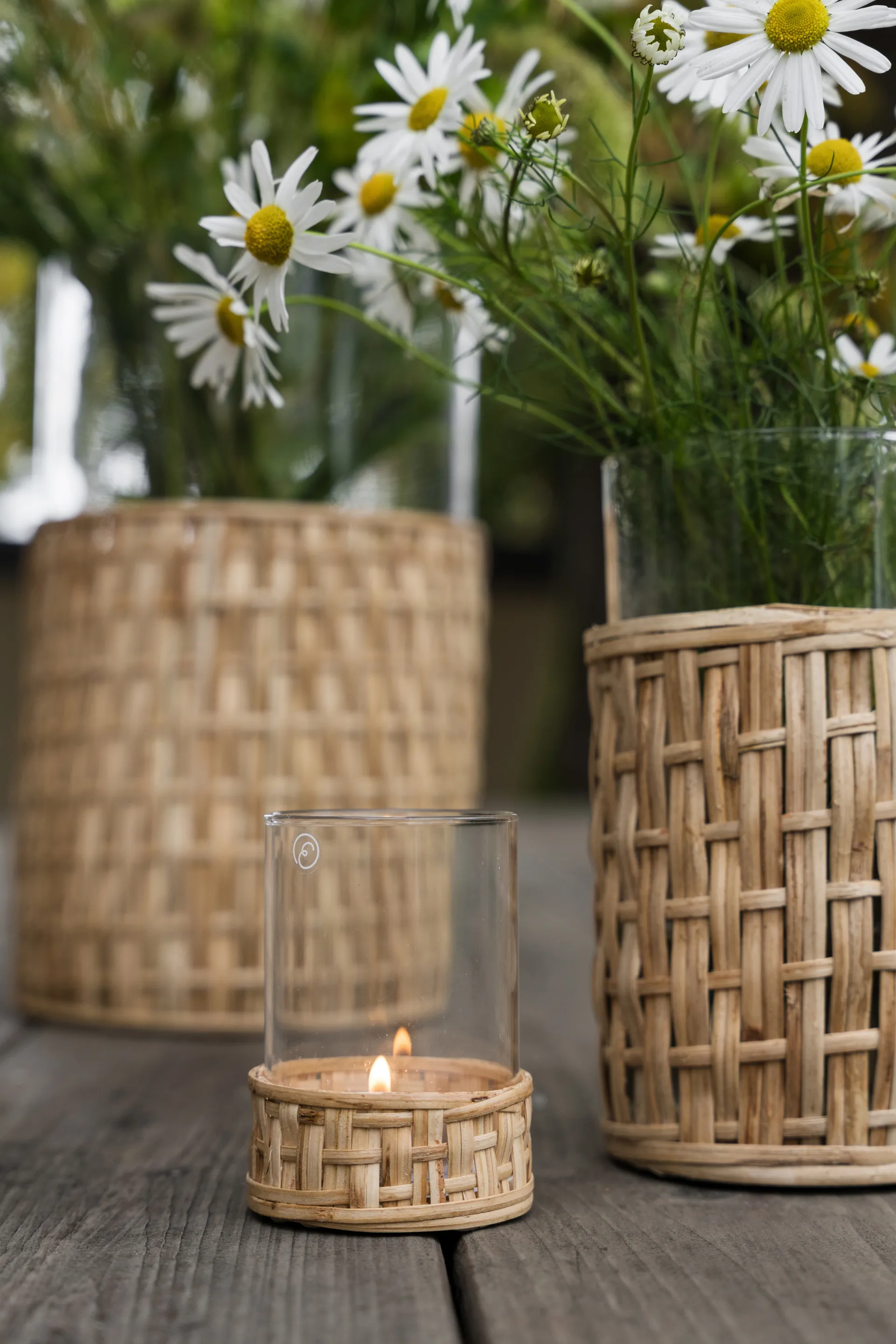 에른스트 바스켓 화병/티라이트 홀더, Nature, Ø7x8.5 cm ERNST | 에른스트