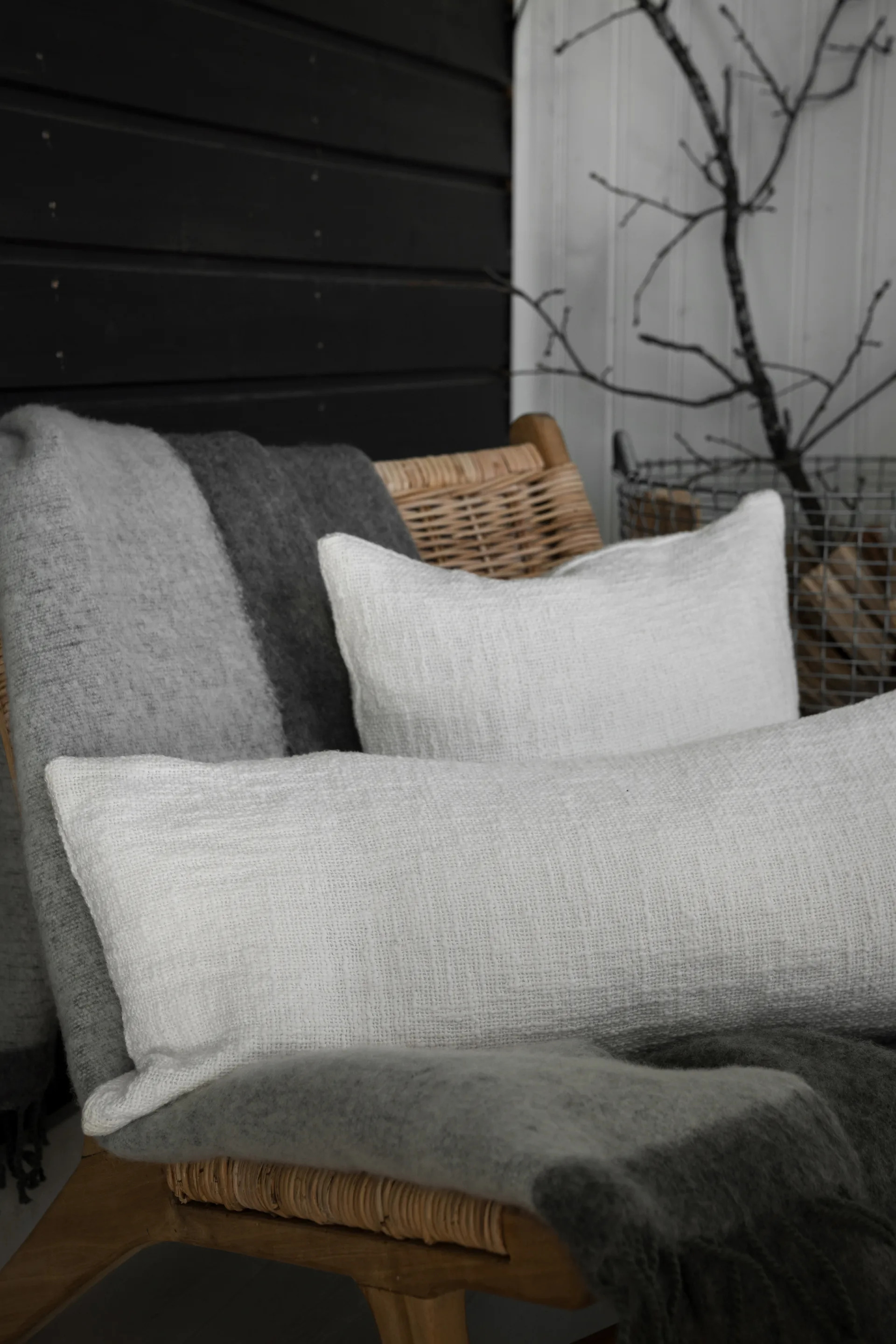 에른스트 쿠션 커버, White, 50x50 cm ERNST | 에른스트