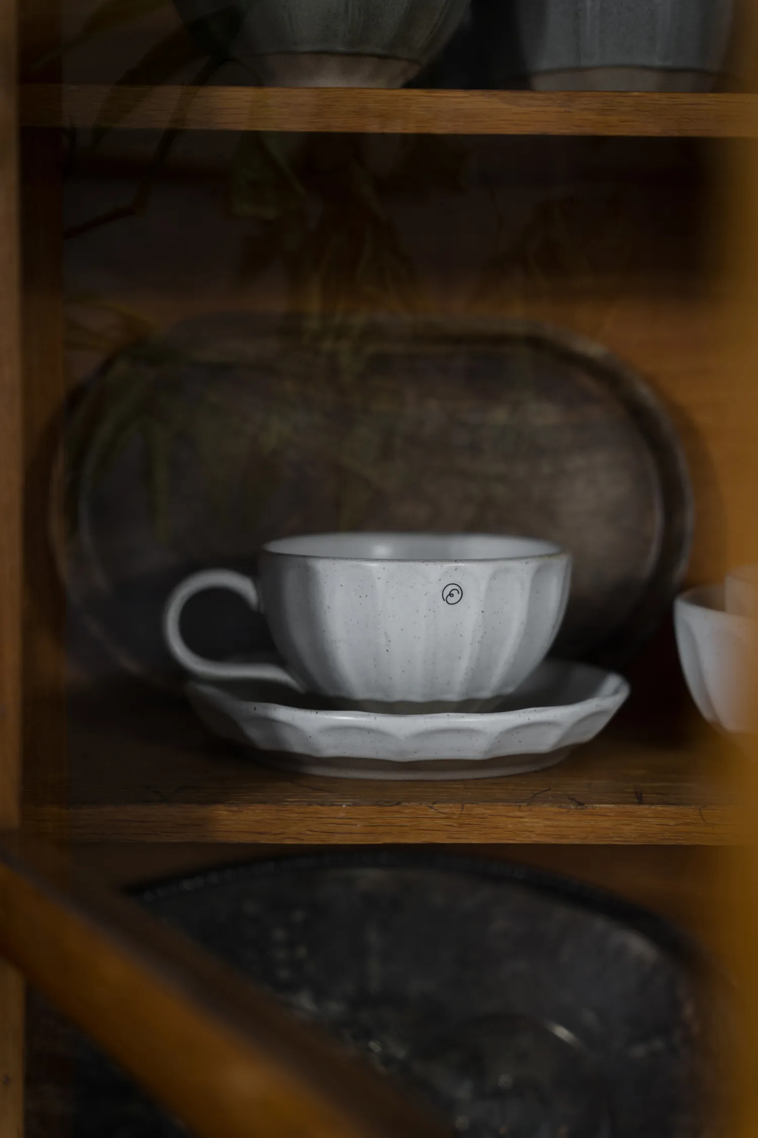 에른스트 사이드 플레이트 스톤웨어, White-nature, Ø17x3 cm ERNST | 에른스트