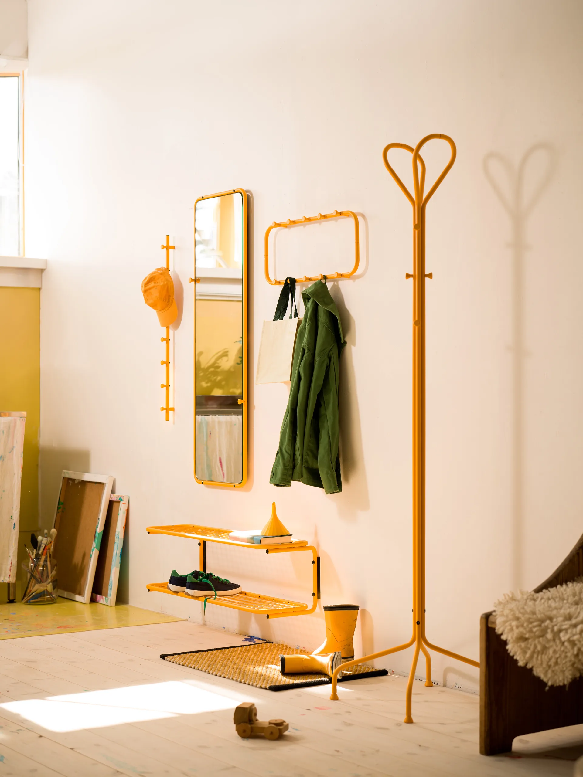 클래식 코트 레일 100 cm, Sun yellow Essem Design | 에셈디자인