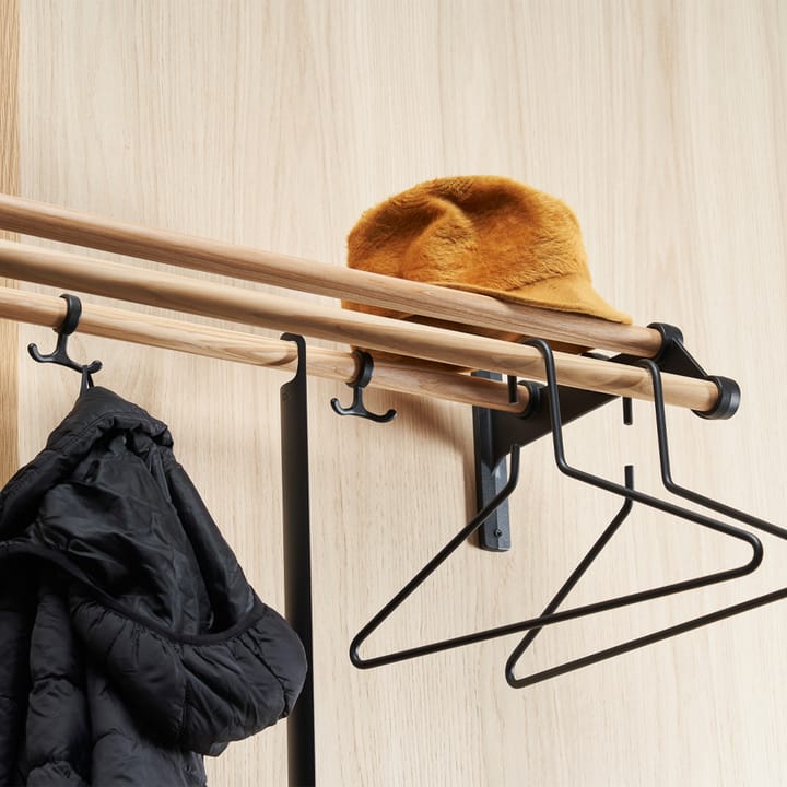 노어탈지 291 모자 선반 100 cm, Oak -aluminum Essem Design | 에셈디자인