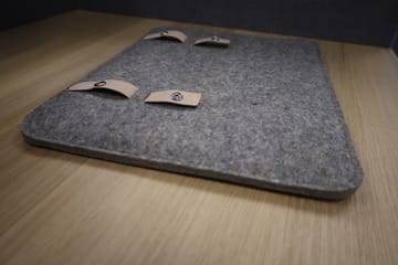 노스탈지 시트 쿠션 33x40 cm - Gray natural wool - Essem Design | 에셈디자인