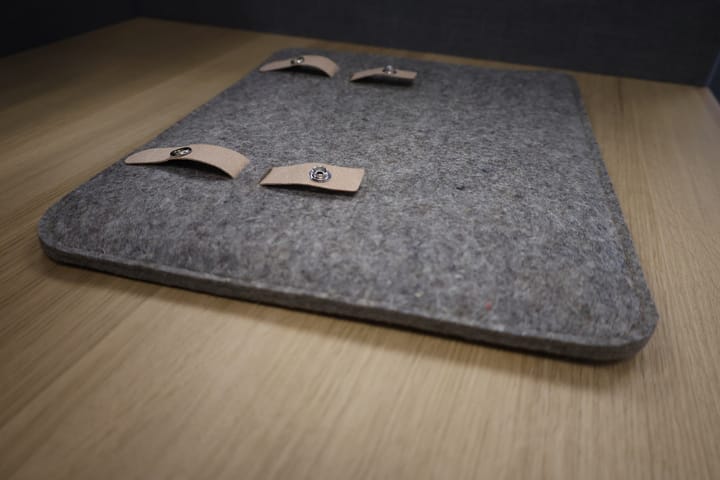 노스탈지 시트 쿠션 33x40 cm, Gray natural wool Essem Design | 에셈디자인