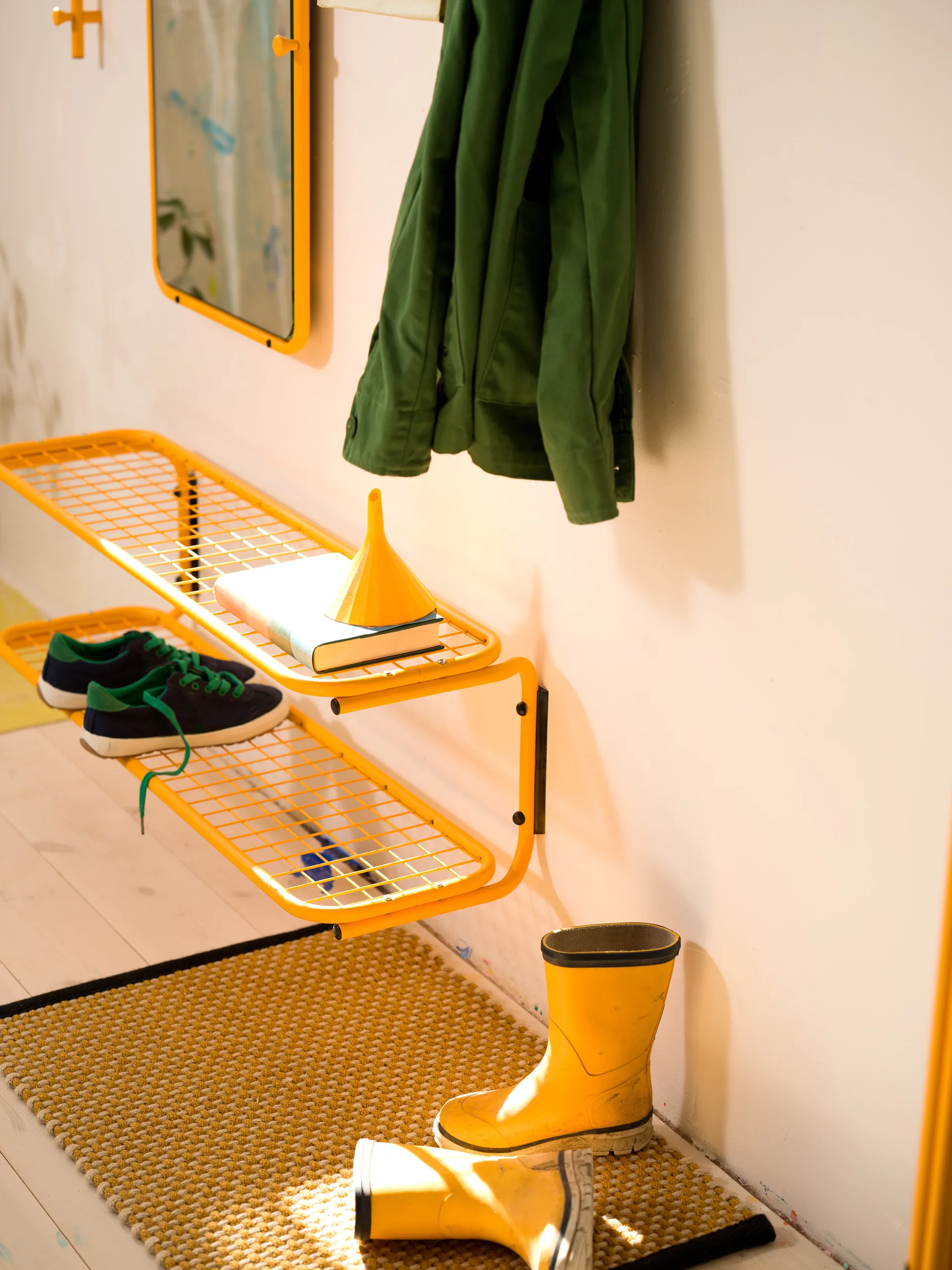 클래식 슈 랙 80 cm, Sun yellow Essem Design | 에셈디자인