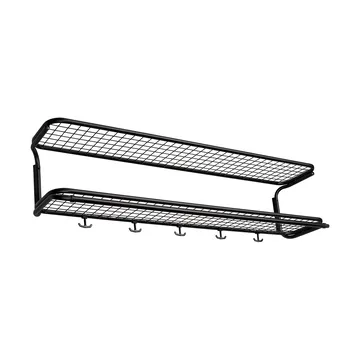 Classic 650 모자 선반 - Black/black, 2 levels, 110 cm - Essem Design | 에셈디자인