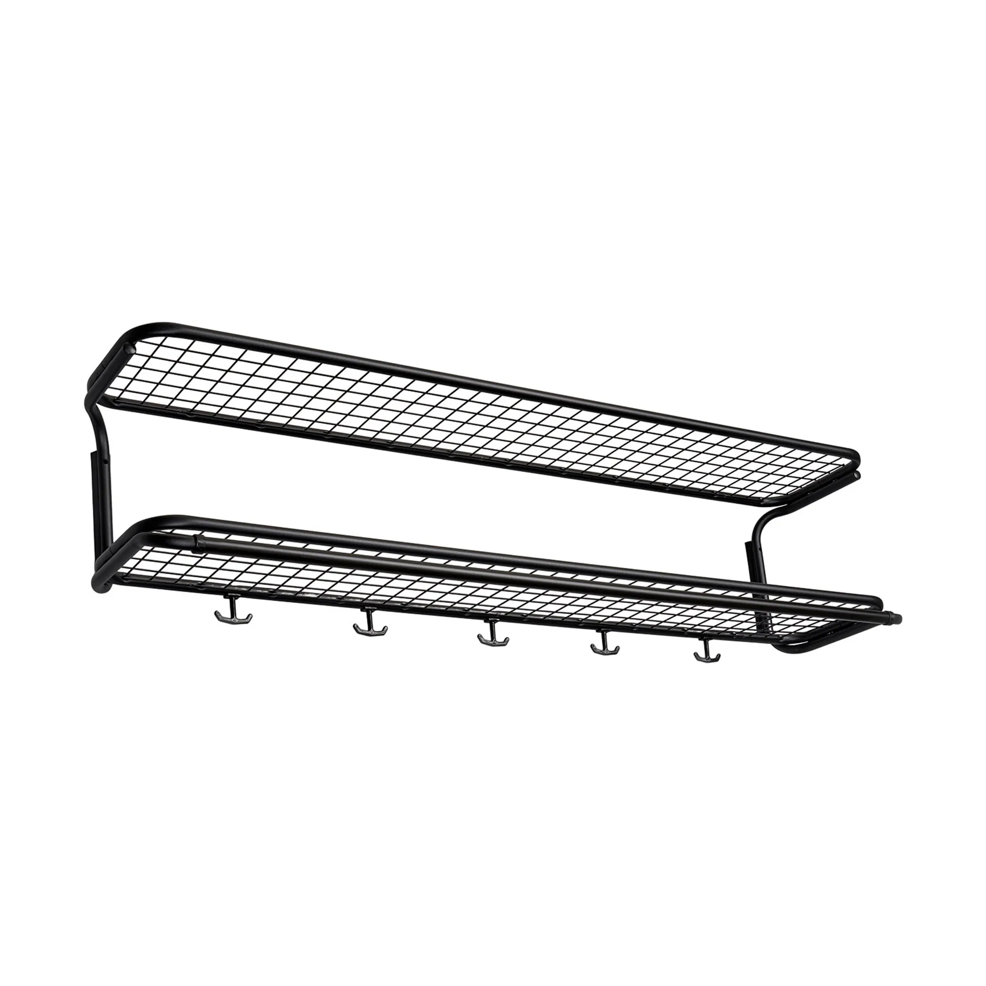 Classic 650 모자 선반, Black/black, 2 levels, 120 cm Essem Design | 에셈디자인
