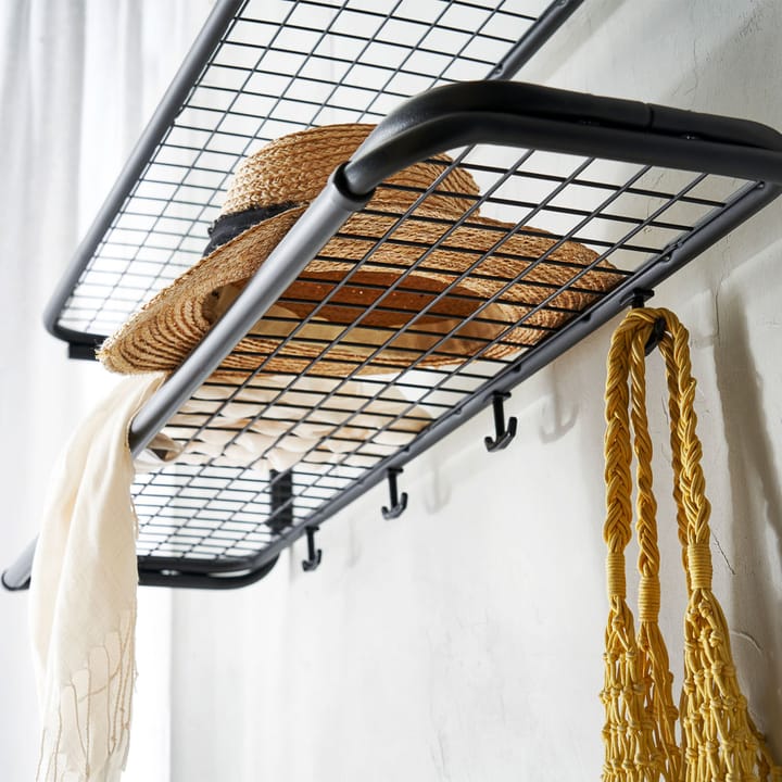 Classic 650 모자 선반, Black/chrome, 2 levels, 100 cm Essem Design | 에셈디자인
