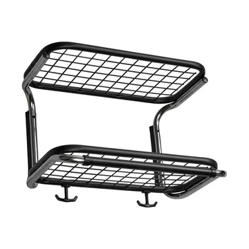 Classic 650 모자 선반 - Black/chrome, 2 levels, 40 cm - Essem Design | 에셈디자인