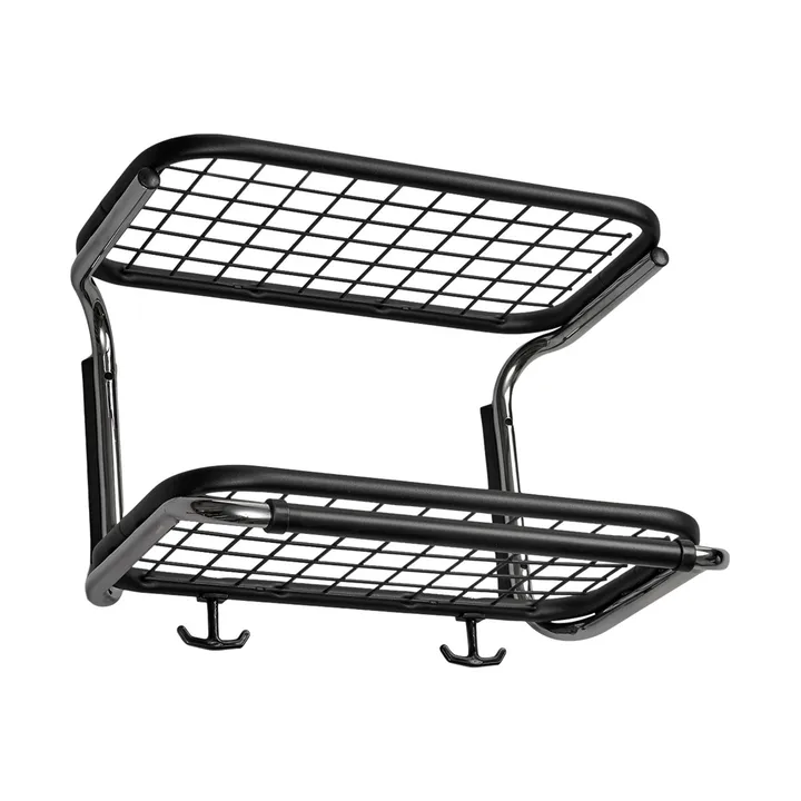 Classic 650 모자 선반 - Black/chrome, 2 levels, 40 cm - Essem Design | 에셈디자인