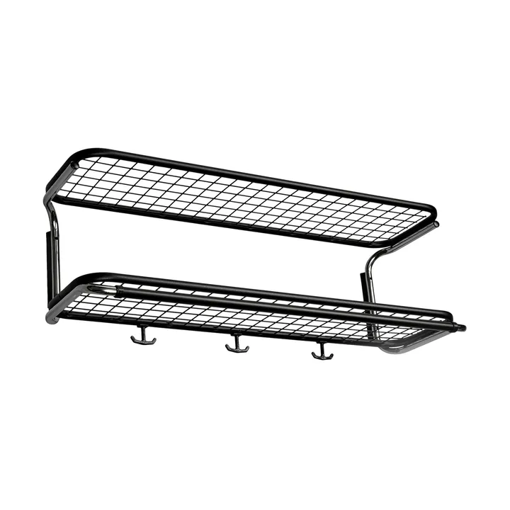 Classic 650 모자 선반 - Black/chrome, 2 levels, 70 cm - Essem Design | 에셈디자인