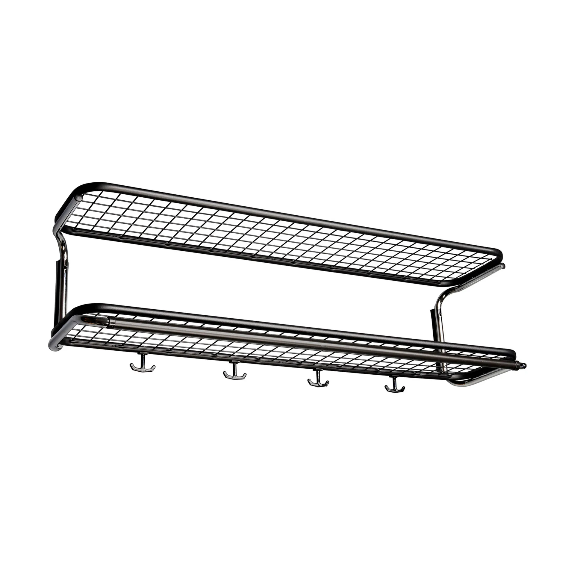 Classic 650 모자 선반, Black/chrome, 2 levels, 90 cm Essem Design | 에셈디자인