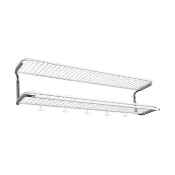 Classic 650 모자 선반 - White/chrome, 2 levels, 110 cm - Essem Design | 에셈디자인
