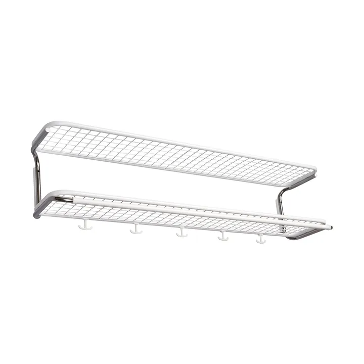 Classic 650 모자 선반 - White/chrome, 2 levels, 110 cm - Essem Design | 에셈디자인