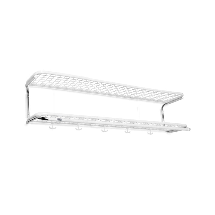 Classic 650 모자 선반 - White/chrome, 2 levels, 120 cm - Essem Design | 에셈디자인