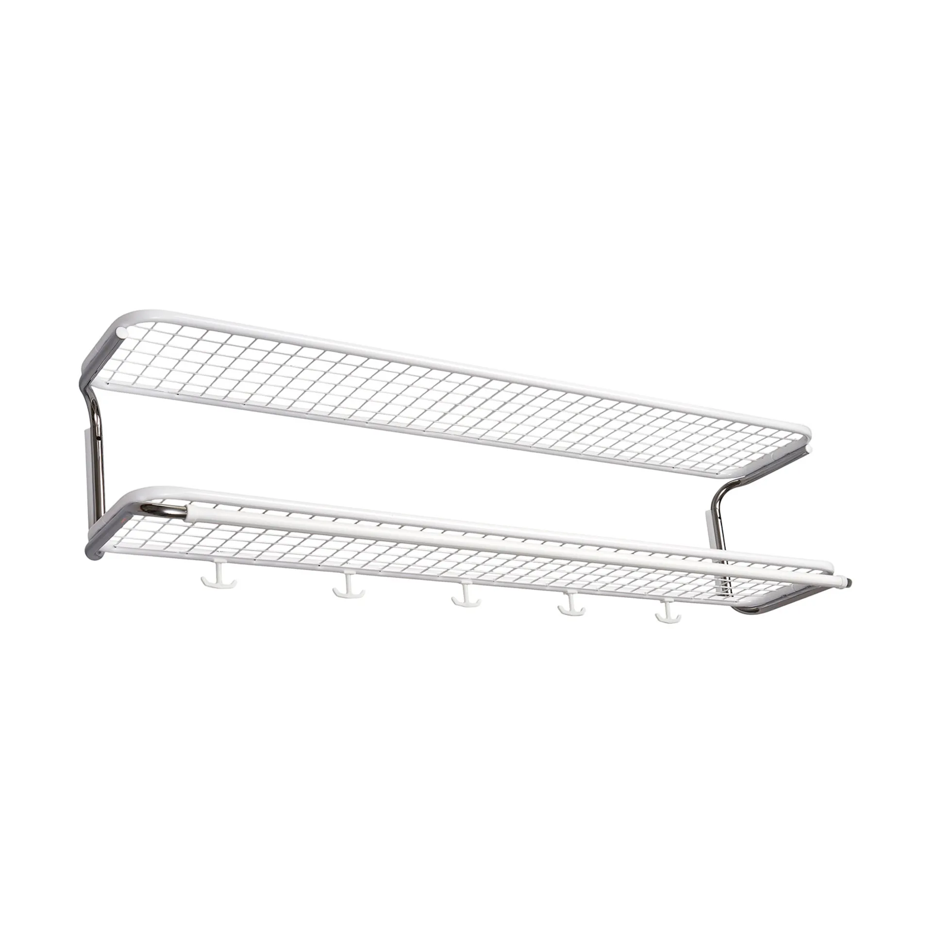 Classic 650 모자 선반, White/chrome, 2 levels, 120 cm Essem Design | 에셈디자인