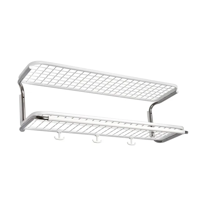 Classic 650 모자 선반 - White/chrome, 2 levels, 70 cm - Essem Design | 에셈디자인