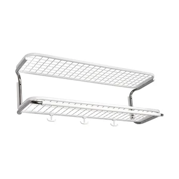 Classic 650 모자 선반 - White/chrome, 2 levels, 80 cm - Essem Design | 에셈디자인