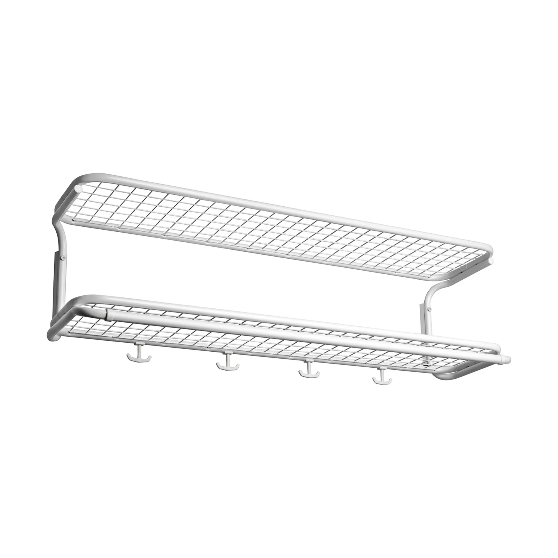 Classic 650 모자 선반, White/white, 2 levels, 100 cm Essem Design | 에셈디자인