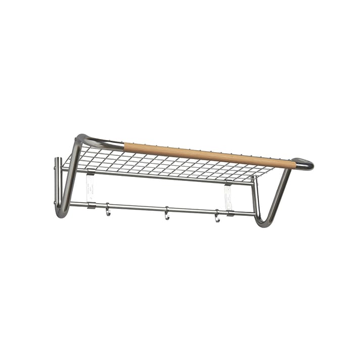 Funk 모자 선반 - Stainless steel, oiled oak bar - Essem Design | 에셈디자인