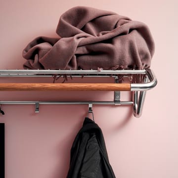 Funk 모자 선반 - Stainless steel, oiled oak bar - Essem Design | 에셈디자인