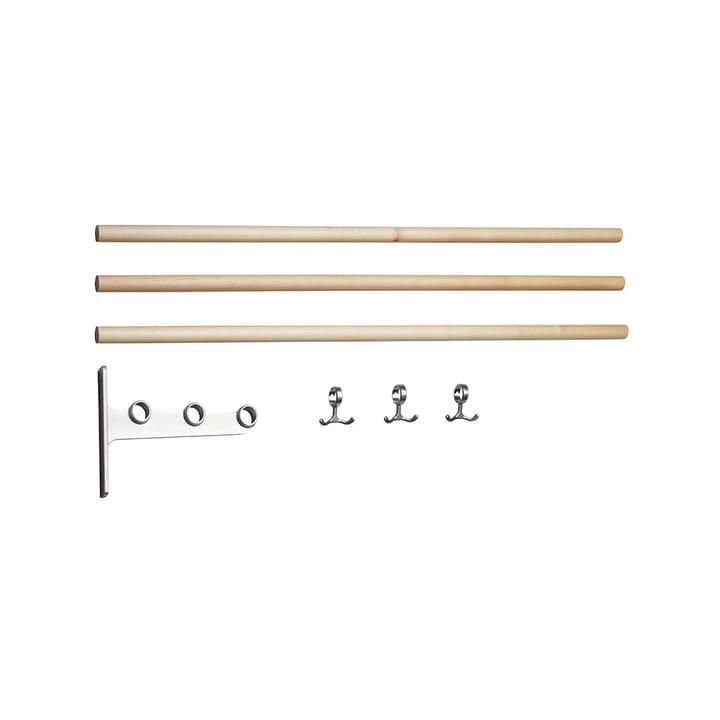 Nostalgi 애드온 신발 or 모자 선반 - Birch, aluminium stand - Essem Design | 에셈디자인