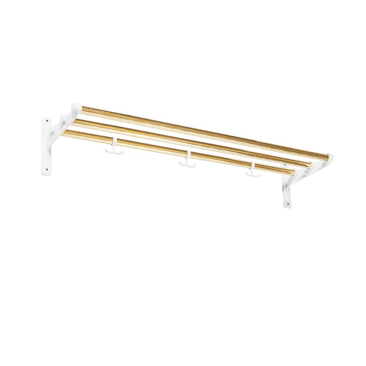 Nostalgi 신발 or 모자 선반 - Brass, white stand - Essem Design | 에셈디자인