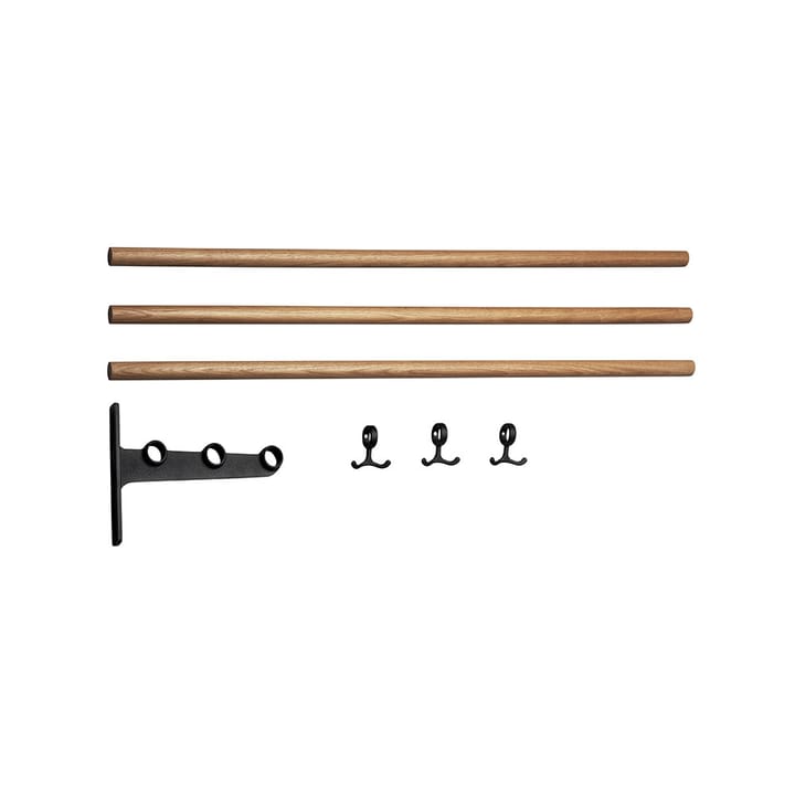 Nostalgi 애드온 신발 or 모자 선반 - Oak, black stand - Essem Design | 에셈디자인