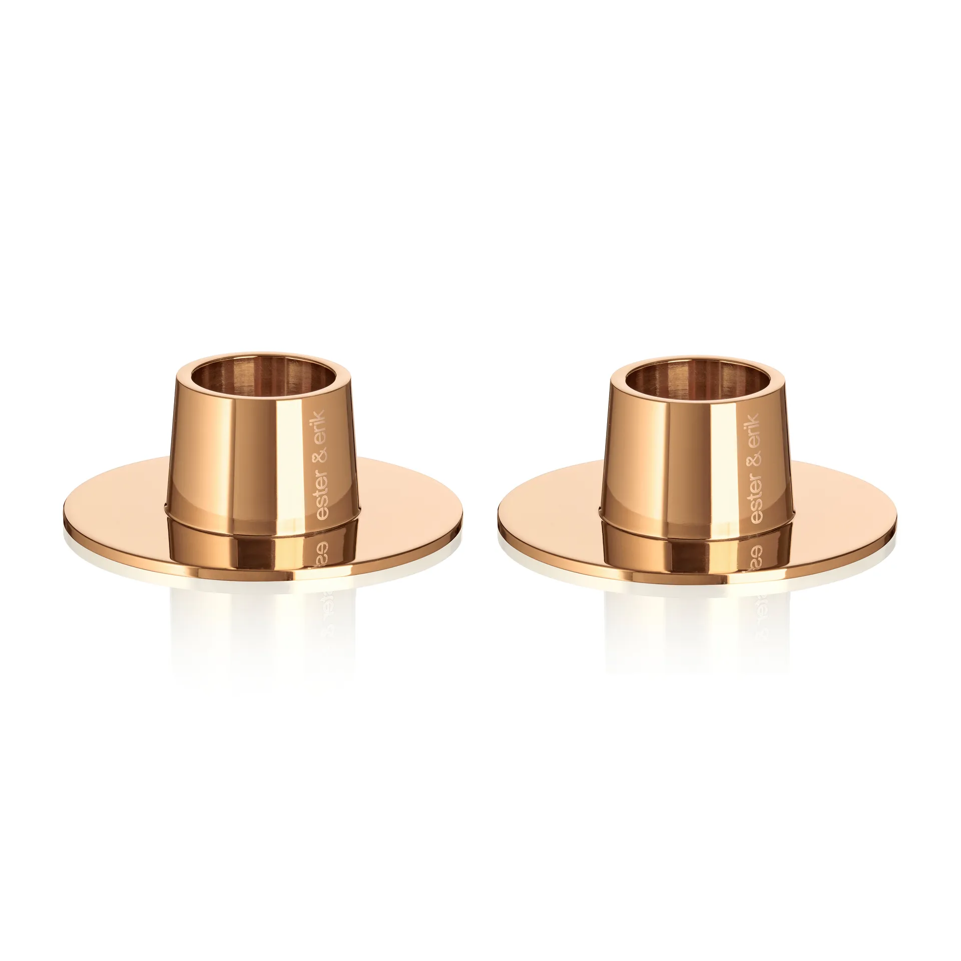 ester & erik 캔들스틱 스무스 2개 세트, Rose gold ester & erik | 에스터 & 에릭