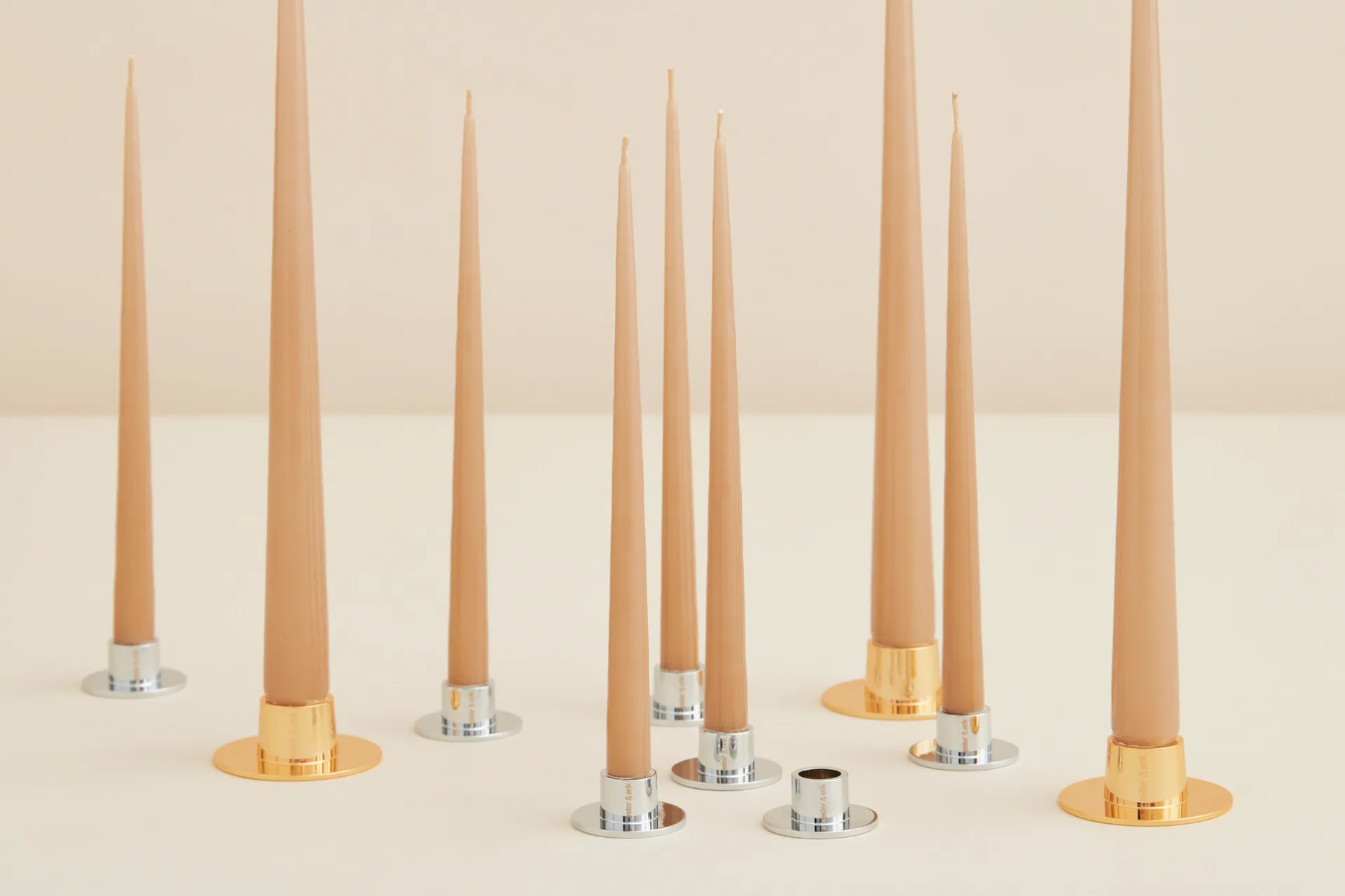 ester & erik 캔들스틱 스무스 2개 세트, Stainless steel ester & erik | 에스터 & 에릭