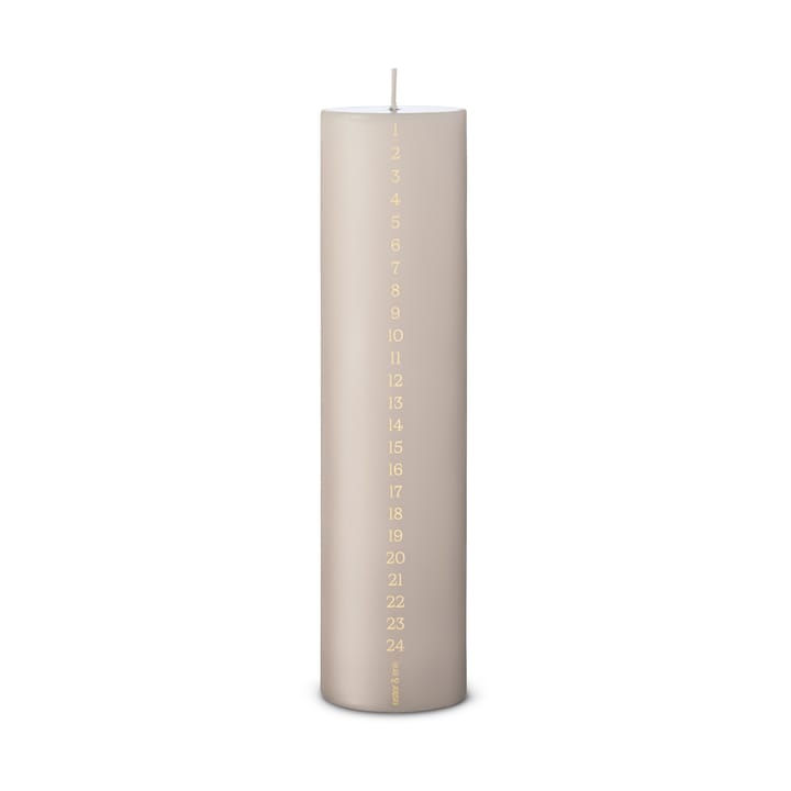 ester & erik 대림절 양초 25 cm - 22 linen grey - Ester & erik | 에스터 & 에릭