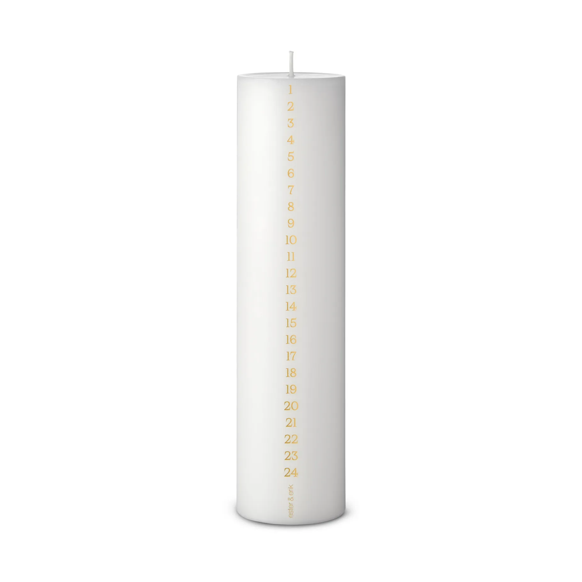 ester & erik 대림절 양초 25 cm, 31 pure white ester & erik | 에스터 & 에릭