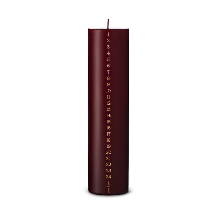 ester & erik 대림절 양초 25 cm - 44/2 deep wine - Ester & erik | 에스터 & 에릭