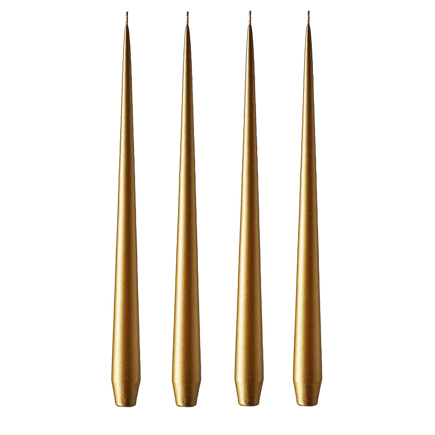 ester & erik 캔들 32 cm 4개 세트 메탈릭, Gold ester & erik | 에스터 & 에릭