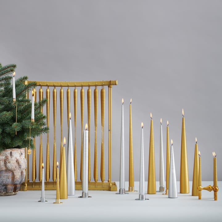 ester & erik 캔들 32 cm 4개 세트 메탈릭, Gold ester & erik | 에스터 & 에릭