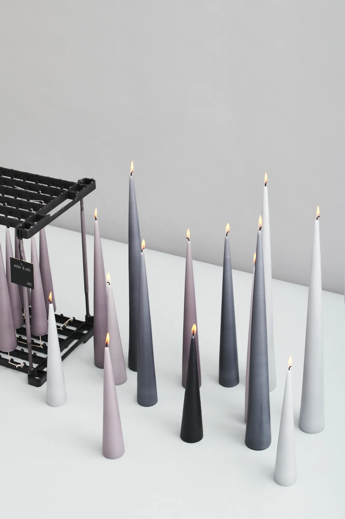 ester & erik 샹들리에 37 cm 2개 세트 매트, dark grey 74 ester & erik | 에스터 & 에릭