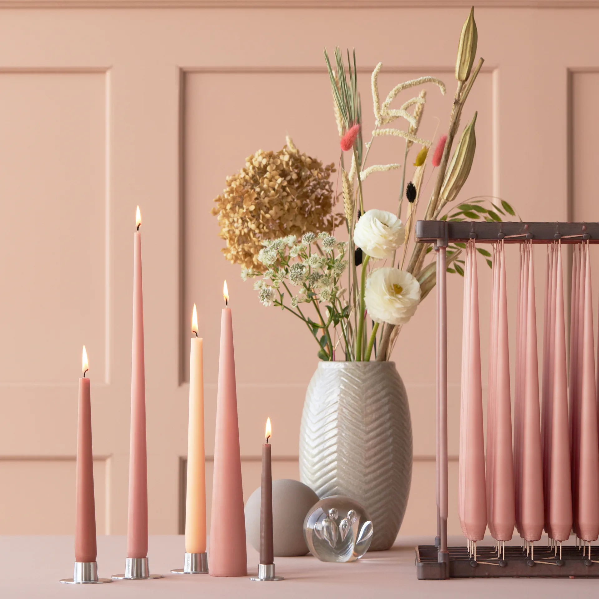 ester & erik 샹들리에 37 cm 2개 세트 매트, powder beige 20 ester & erik | 에스터 & 에릭