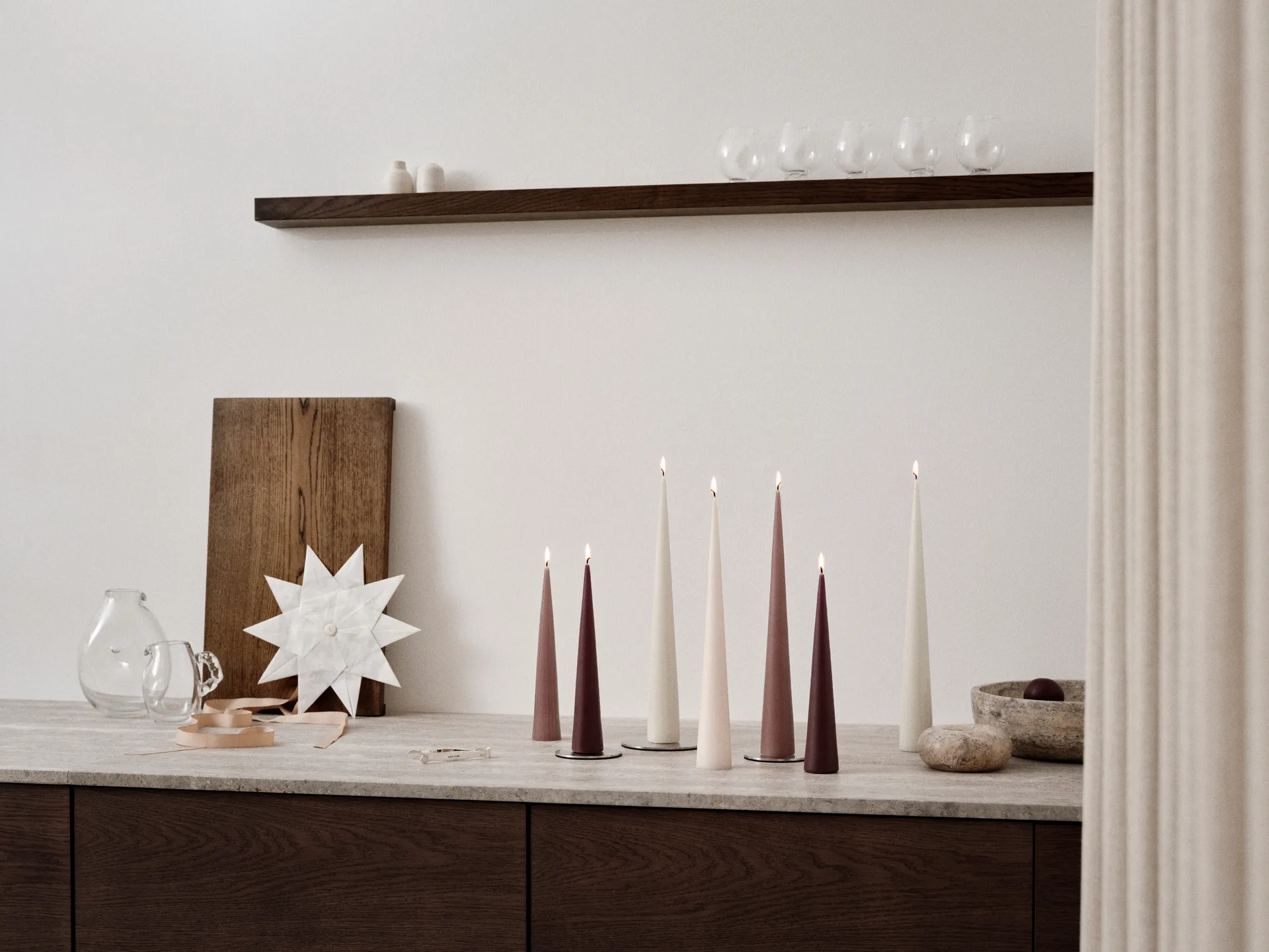 ester & erik 샹들리에 37 cm 2개 세트 매트, Winter rose 84 ester & erik | 에스터 & 에릭