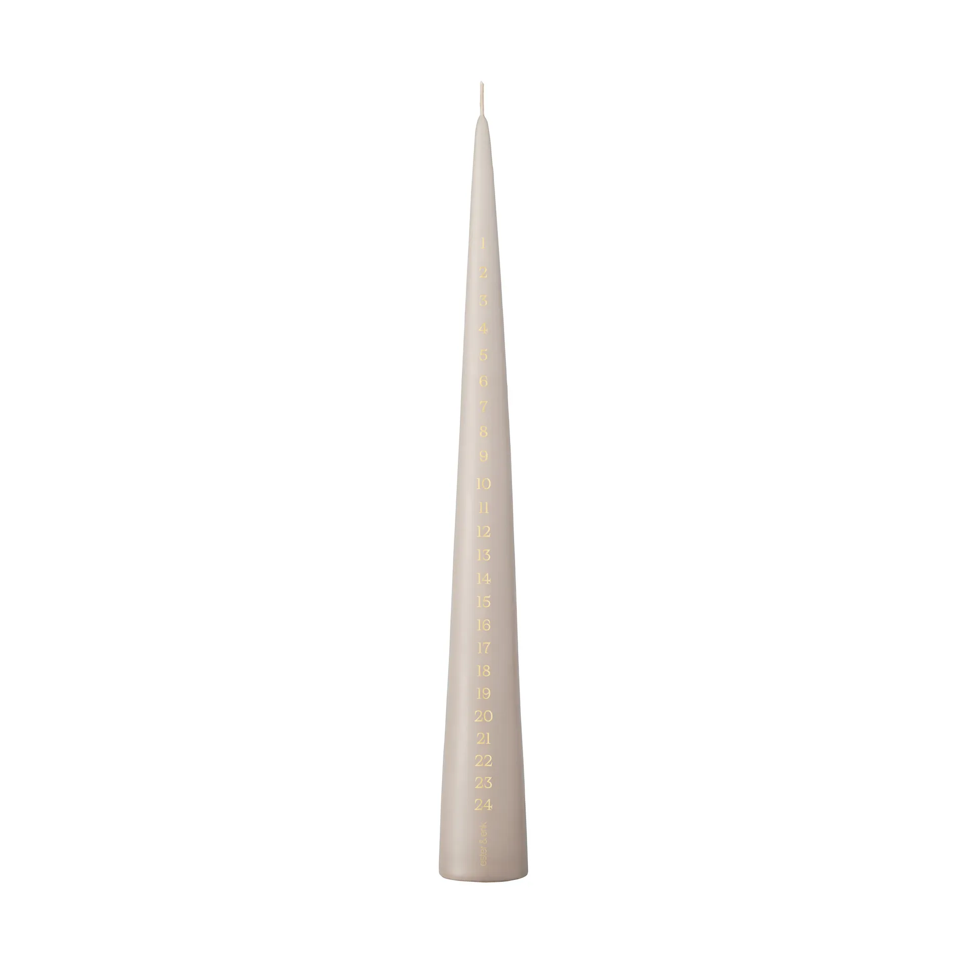 ester & erik 대림절 양초 37 cm, 22 linen Grey ester & erik | 에스터 & 에릭